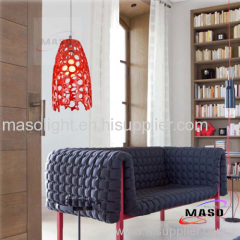 Modern Indoor Decoration resin pendant lights Coral Design Hanging E27 LED Bulb MS-P1010