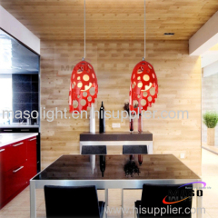 Indoor Cantin Modern decoration resin pendant lights Chrome Plating Optional MS P1012