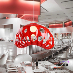 Maso Pure White LED power saving Indoor Decoration Resin pendant lights MS P1014
