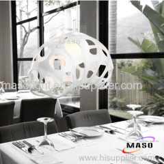 Maso Pure White LED power saving Indoor Decoration Resin pendant lights MS P1014