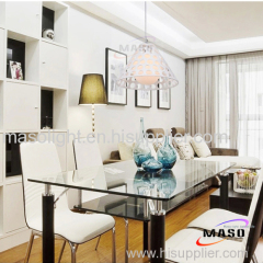 Red and White Indoor Decoration Resin pendant lights Contemporary Stype Lamp MS P1018