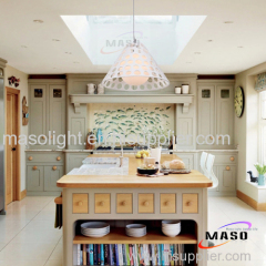 Red and White Indoor Decoration Resin pendant lights Contemporary Stype Lamp MS P1018