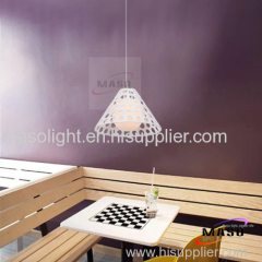 Red and White Indoor Decoration Resin pendant lights Contemporary Stype Lamp MS P1018