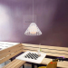 Red and White Indoor Decoration Resin pendant lights Contemporary Stype Lamp MS P1018