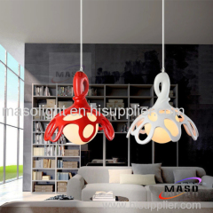 Pure White and Red Decoration Resin pendant lights MS P1019 Creative Hanging Lamp