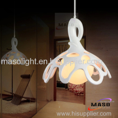 Pure White and Red Decoration Resin pendant lights MS P1019 Creative Hanging Lamp