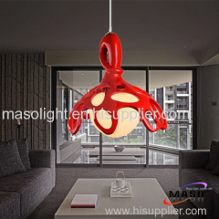 Pure White and Red Decoration Resin pendant lights MS P1019 Creative Hanging Lamp