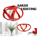 Indoor Resin Pendant Lamp Modern Suspending Lamp Branch shape inovative style energy save