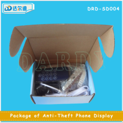 L-Shaped Digital Anti-Theft Alarm Mobile Phone Security Alarm Display Holder