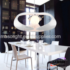 Residential Lighting Three Petals Resin Shade Indoor Pendant Lamp E27 Base