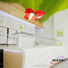 Indoor Fashion Jazz Cap Resin Shade Pendant Lamp For Bar Restaurant Lighting