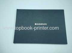 Lint cover clothes company hardcover brochure