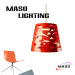 Contemporary Bucket Resin Shade Pendant Lamp Energy Saving Light Source For Bedroom Bar