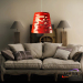 Contemporary Bucket Resin Shade Pendant Lamp Energy Saving Light Source For Bedroom Bar