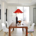 Indoor Multi-layer Cap Resin Shade Residential Lighting Pendant Lamp Warm White CCT