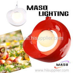 Indoor Pendant Apple Type Resin Lamp Energy Save Power LED Replacable Glass Cover
