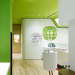 Indoor Green Apple Resin Shape Pendant Lamp For Bar Dining Room Decoration LED Light
