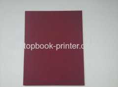 Fabric texture paper cover hardbound Christian church certificate printing factory