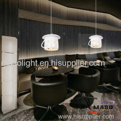 Latest Design Cup Shade Resin Pendant Lamp For Indoor Lighting Bar Dining Room Restaurant