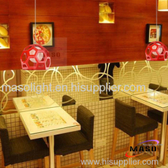 Creative Football Type Indoor Resin Pendant Lamp Environment Friendly Energy Save Source