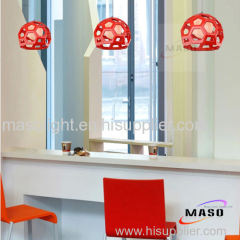 Creative Football Type Indoor Resin Pendant Lamp Environment Friendly Energy Save Source