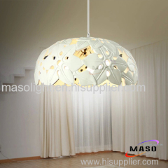 Maso Lighting Indoor Resin Material Cover Snow Shade Pendant Lamp LED Optional Source
