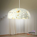 Maso Lighting Indoor Resin Material Cover Snow Shade Pendant Lamp LED Optional Source