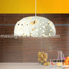 Maso Lighting Indoor Resin Material Cover Snow Shade Pendant Lamp LED Optional Source