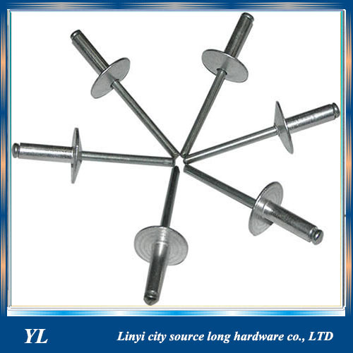 Open end Aluminum Blind Rivets With Steel Stud