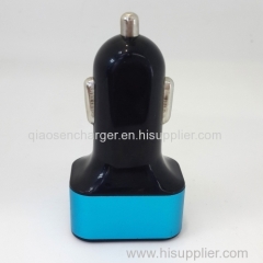 5V 4.1A three USB car charger for mobile phone