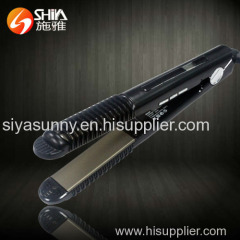 japanese technology white black flat iron hair straightening iron and hair curler With LED/LCD display in china