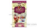 Printed Snack Packaging Bags With Clear Window , NY / PE three side seal Bag