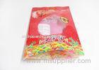 Colorful Flat Snack Packaging Bags With Clear Window , NY / PE Packaging Bags