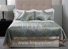 Fashion Sateen White Hotel Bed Sheets / Contemporary Luxury Hotel Bedding Sets