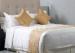 Jacquard Economic Hotel Bed Sheets Set with Bed Sheet , Duvet Cover and Pillow Cases