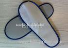 White Non-Woven Disposable Hotel Open Toe Slippers , Spa Slippers Wholesale