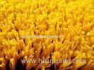 Yellow Polypropylene Playground Artificial Turf For Tennis / Baseball / Cricket