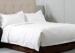 Safety Plain White Sateen Hotel Bed Sheets Hotel Bed Linen with 100% Top Cotton