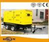 Mobile Portable Silent Diesel Generator Set with Trailer 200KW 1500 RPM