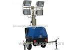 Air cooled Diesel Mobile Light Tower 5kw 6.7 meters Height of Mast