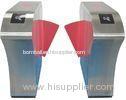 Customized Security Automatic Falp Barrier Gate Double Card Reader Wing Gates