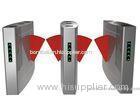 Security Access Control Flap Barrier Gate Full Automatic For Station And Airport