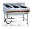 Freestanding 4 Burner Gas / Electric Cooking Range For Government Kitchen