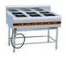 Freestanding 4 Burner Gas / Electric Cooking Range For Government Kitchen