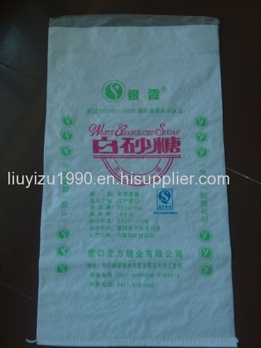 pp woven packaging bag for sugar