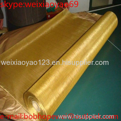 EMF protection rf shielding room 100 % pure copper woven wire mesh