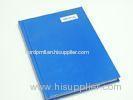 Debossing logo Blue Hardcover Book Printing Services , Commercial Printing Services
