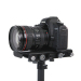 Wieldy carbon fiber DSLR video camera stabilizer