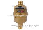 Anti theft Domestic Multi Jet Brass Water Meter for Cold Water or Hot Water