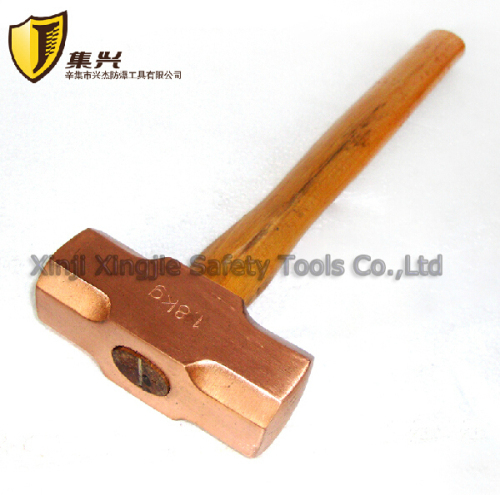 Non Sparking tools Red Copper Sledge Hammers